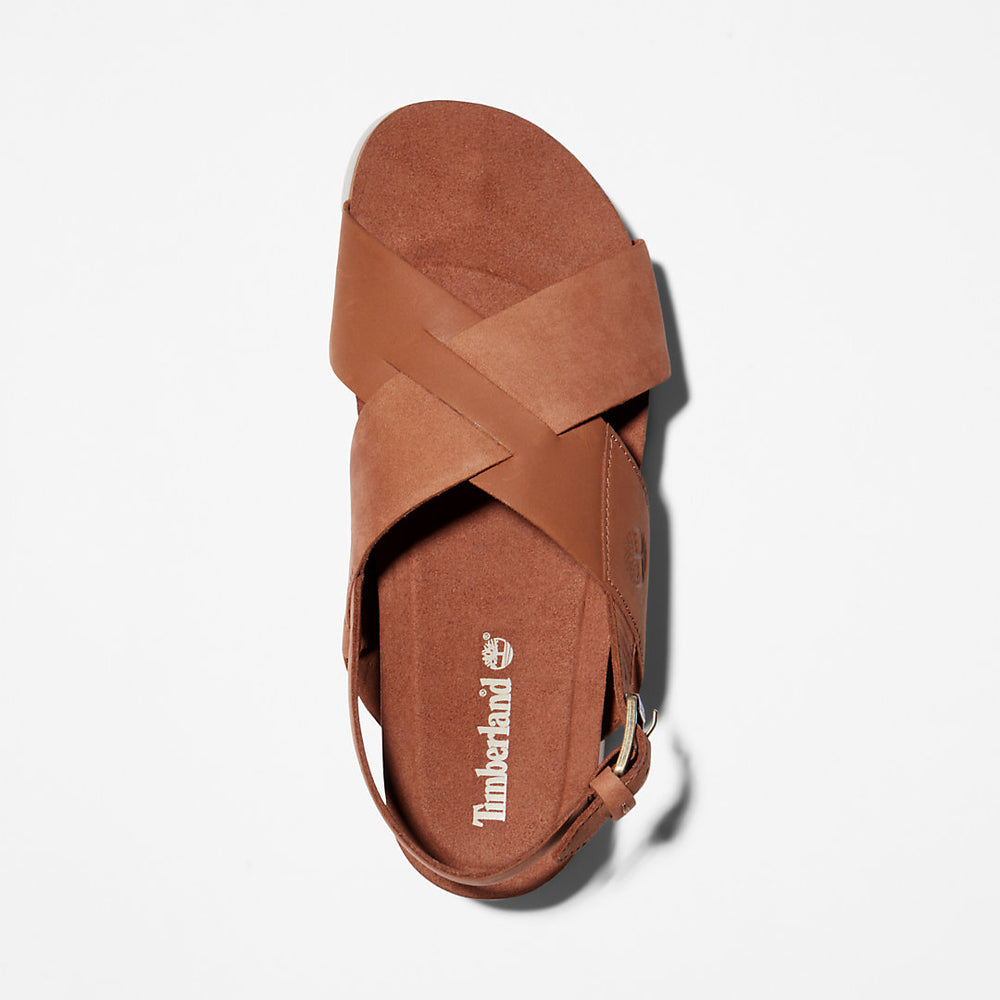 Santa Monica Sunrise Sandal for Women in Light Brown Timberland US