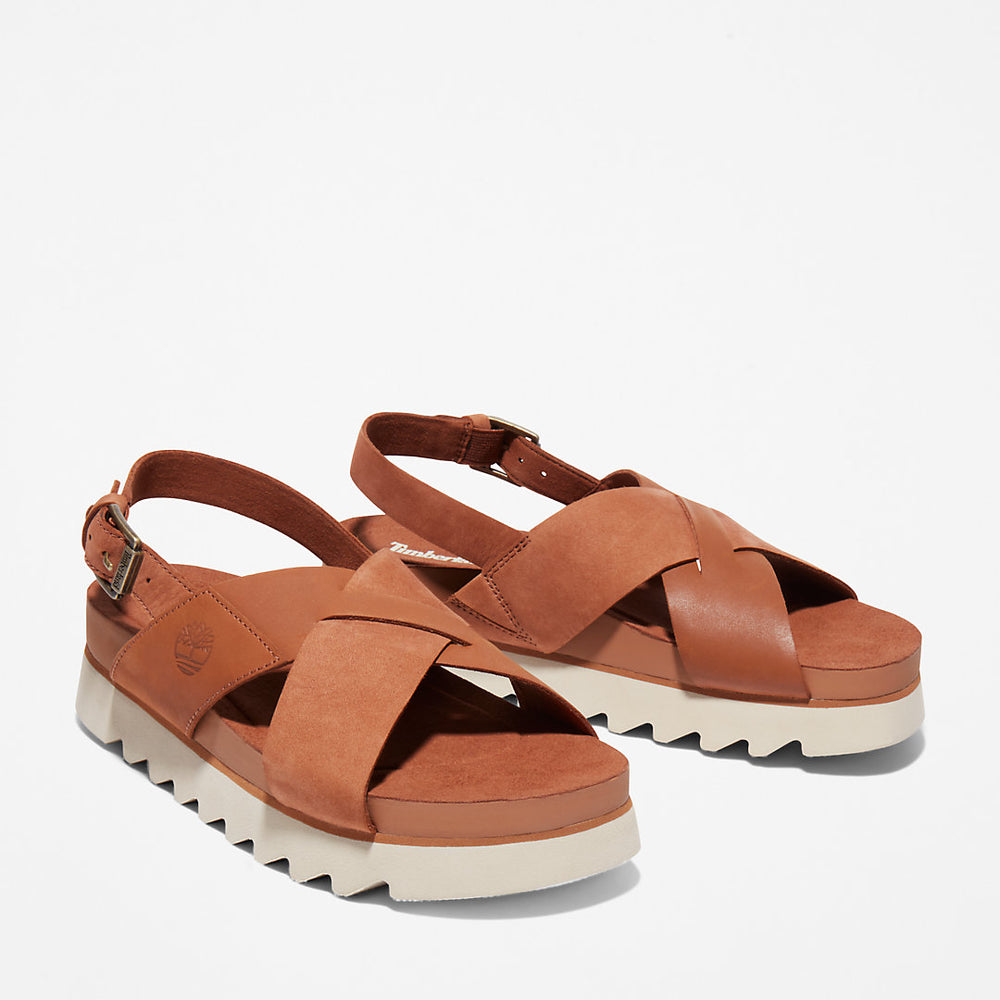 Santa Monica Sunrise Sandal for Women in Light Brown Timberland US
