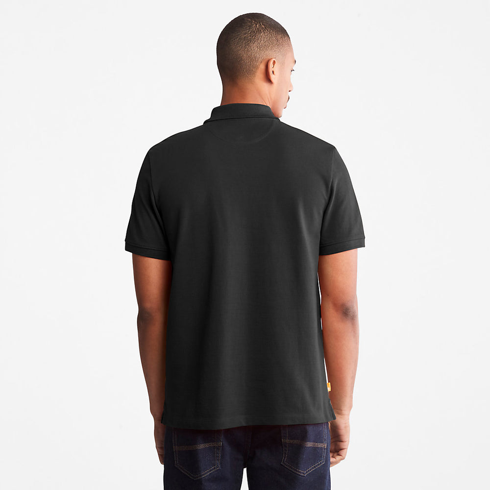 Millers River Pique Polo Shirt for Men in Black Timberland Online