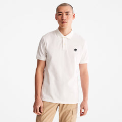 Millers River Pique Polo Shirt for Men in White Timberland Sale