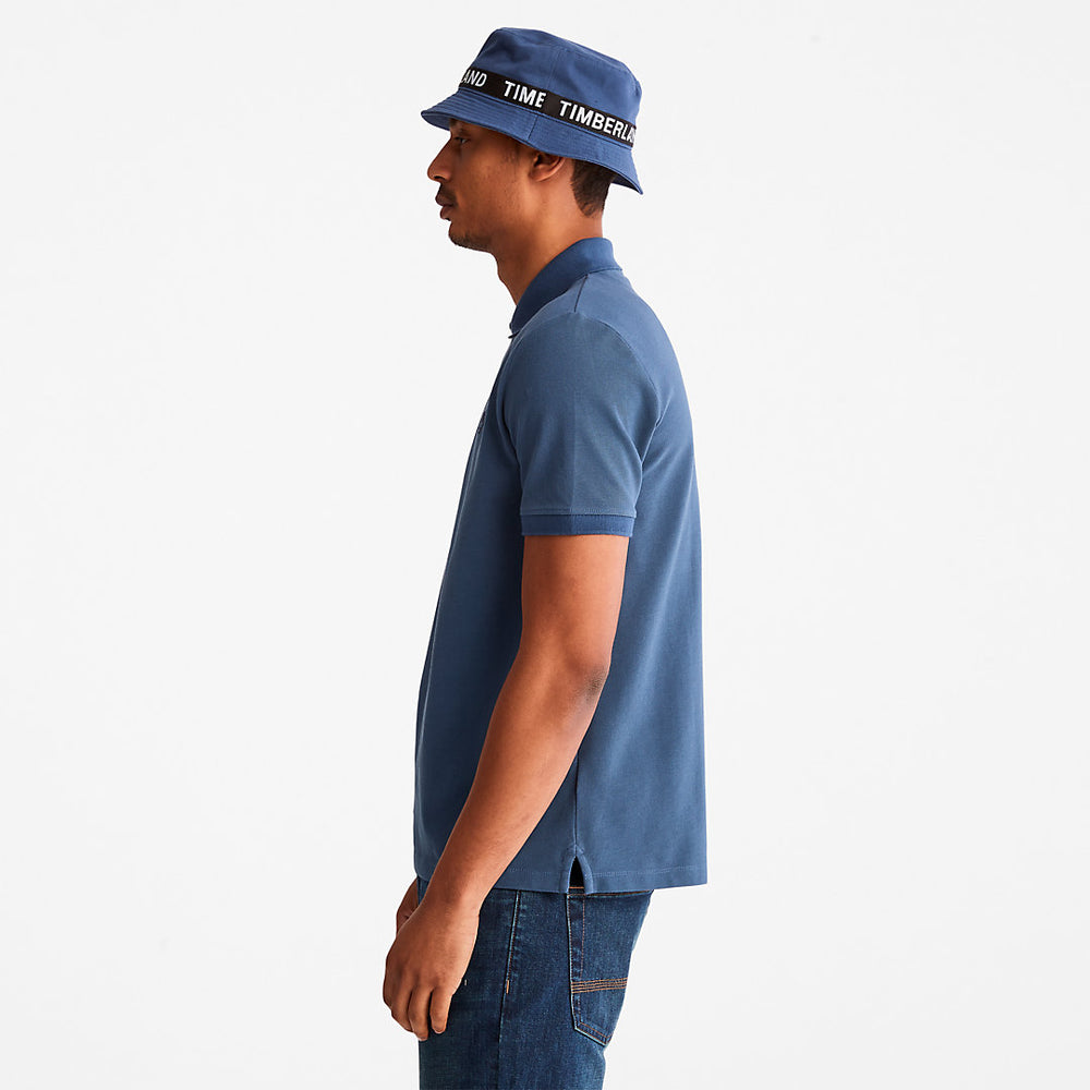 Millers River Pique Polo Shirt for Men in Blue Timberland Discount