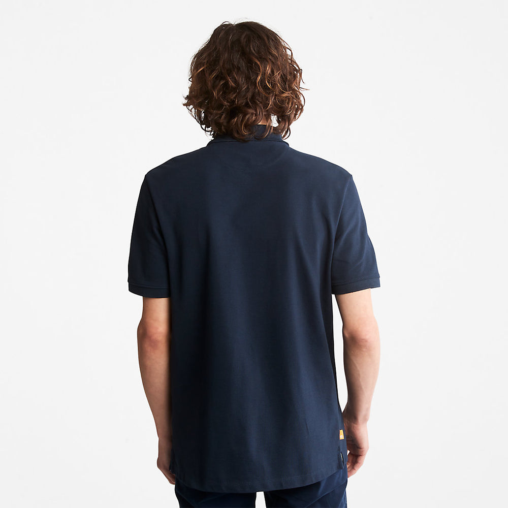 Millers River Pique Polo Shirt for Men in Navy Timberland US