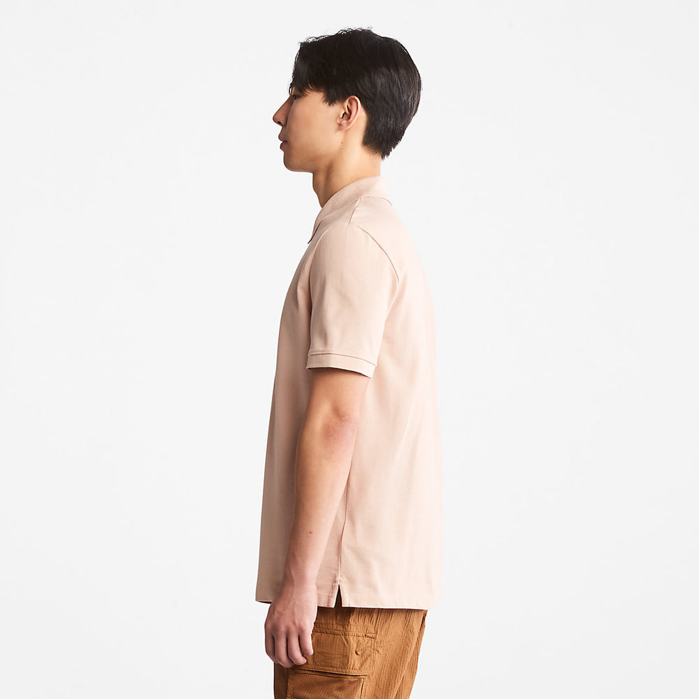 Millers River Pique Polo Shirt for Men in Light Pink Timberland US