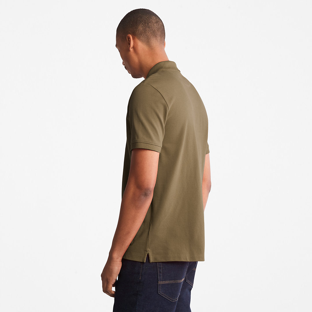 Millers River Pique Polo Shirt for Men in Dark Green Timberland On Sale