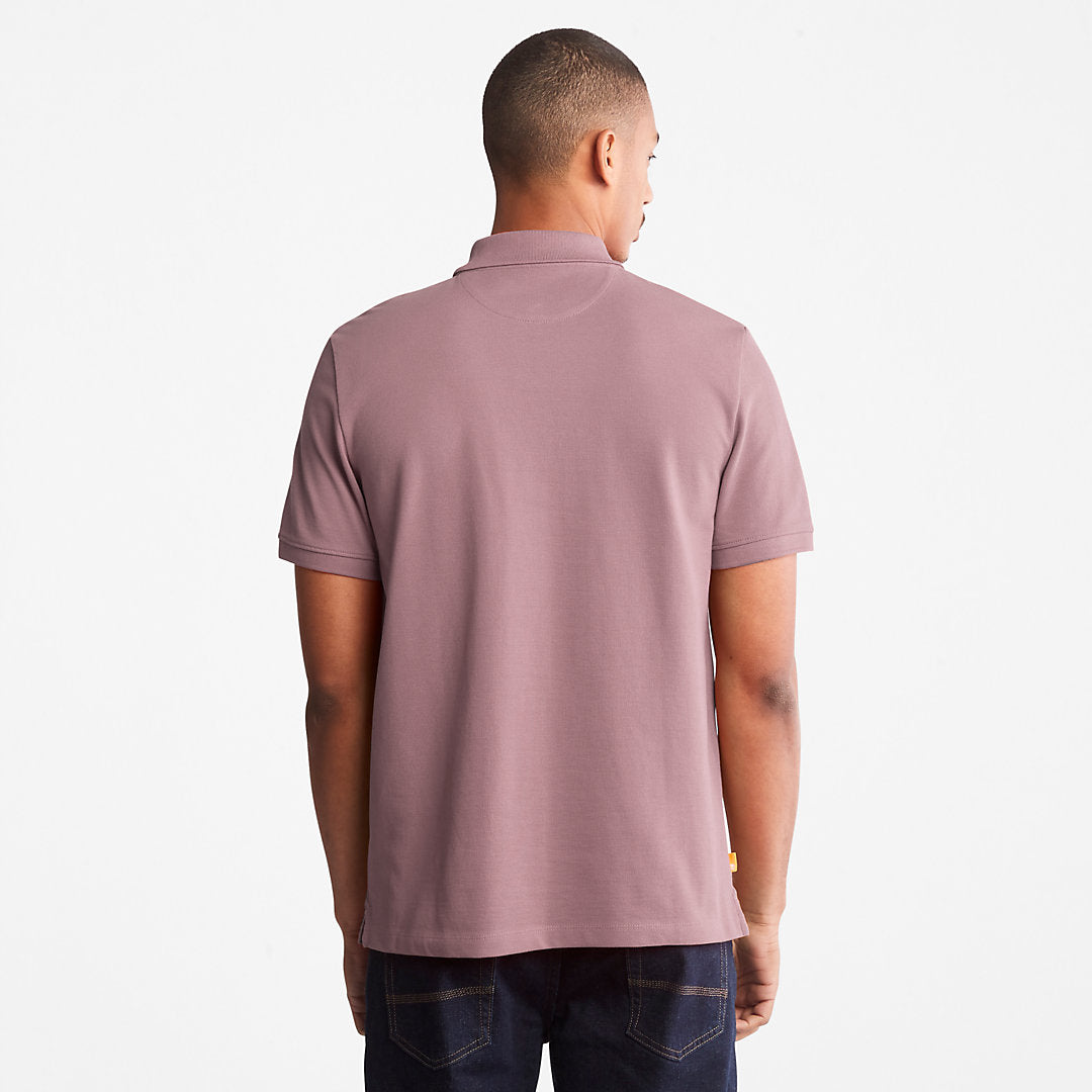 Millers River Pique Polo Shirt for Men in Purple Timberland On Sale