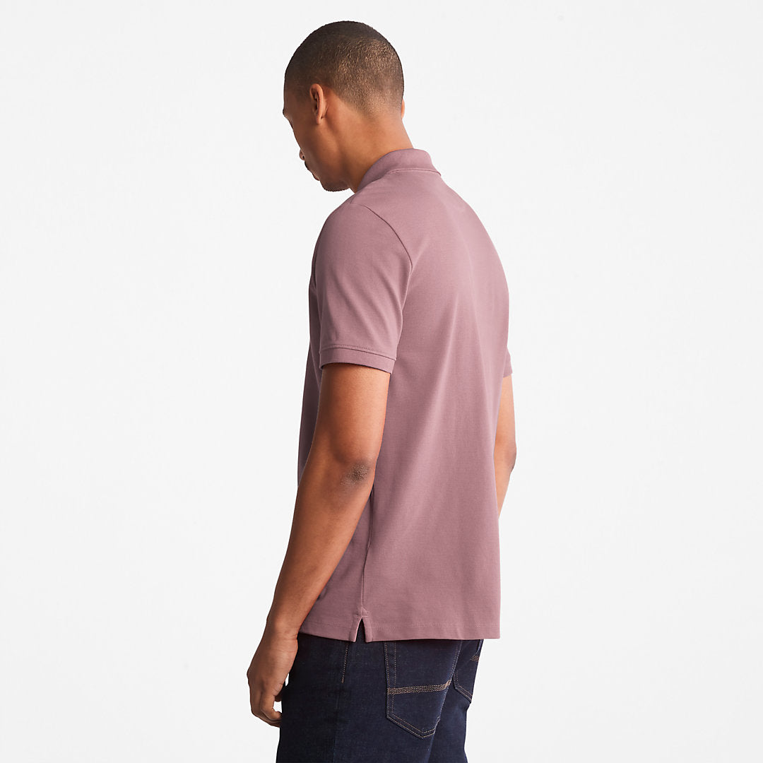 Millers River Pique Polo Shirt for Men in Purple Timberland On Sale