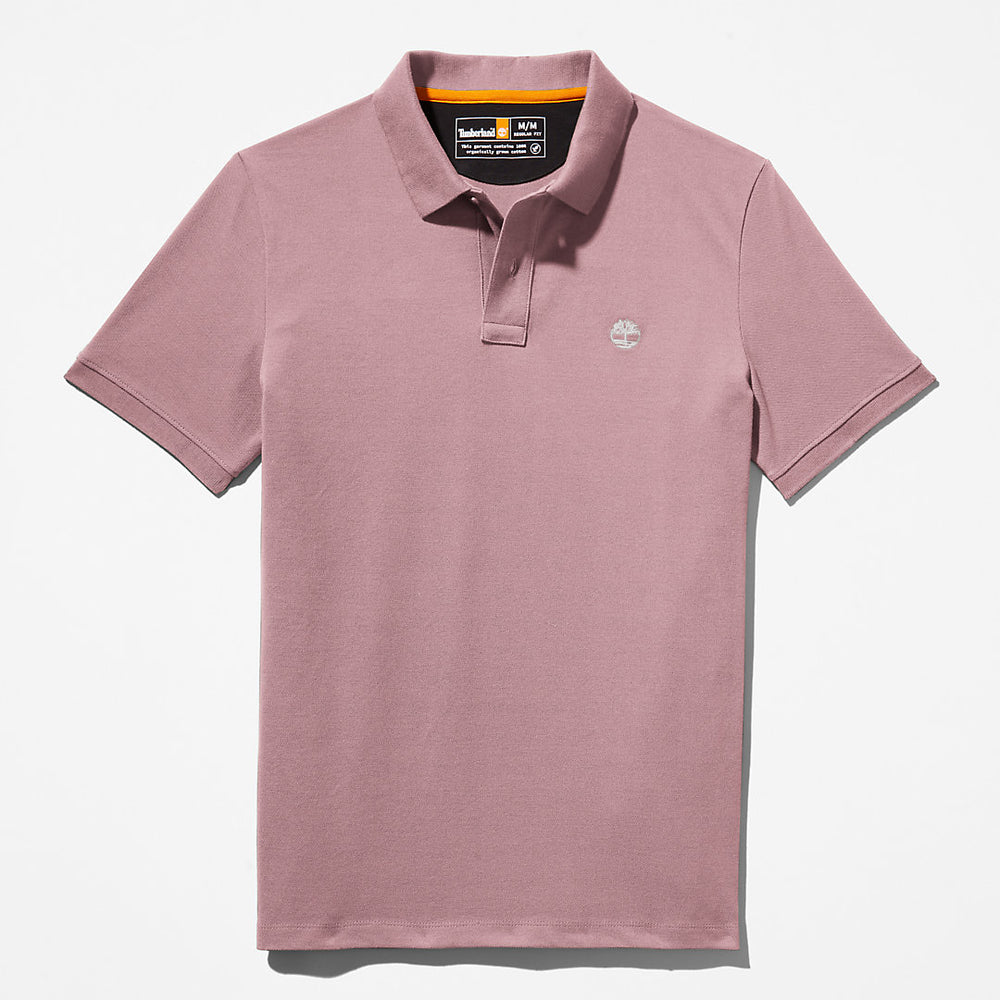Millers River Pique Polo Shirt for Men in Purple Timberland On Sale