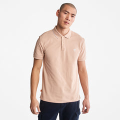 Millers River Print-Collar Polo Shirt for Men in Light Pink Timberland Online
