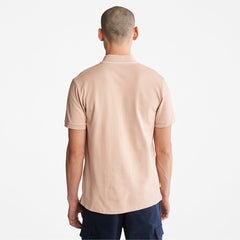 Millers River Print-Collar Polo Shirt for Men in Light Pink Timberland Online