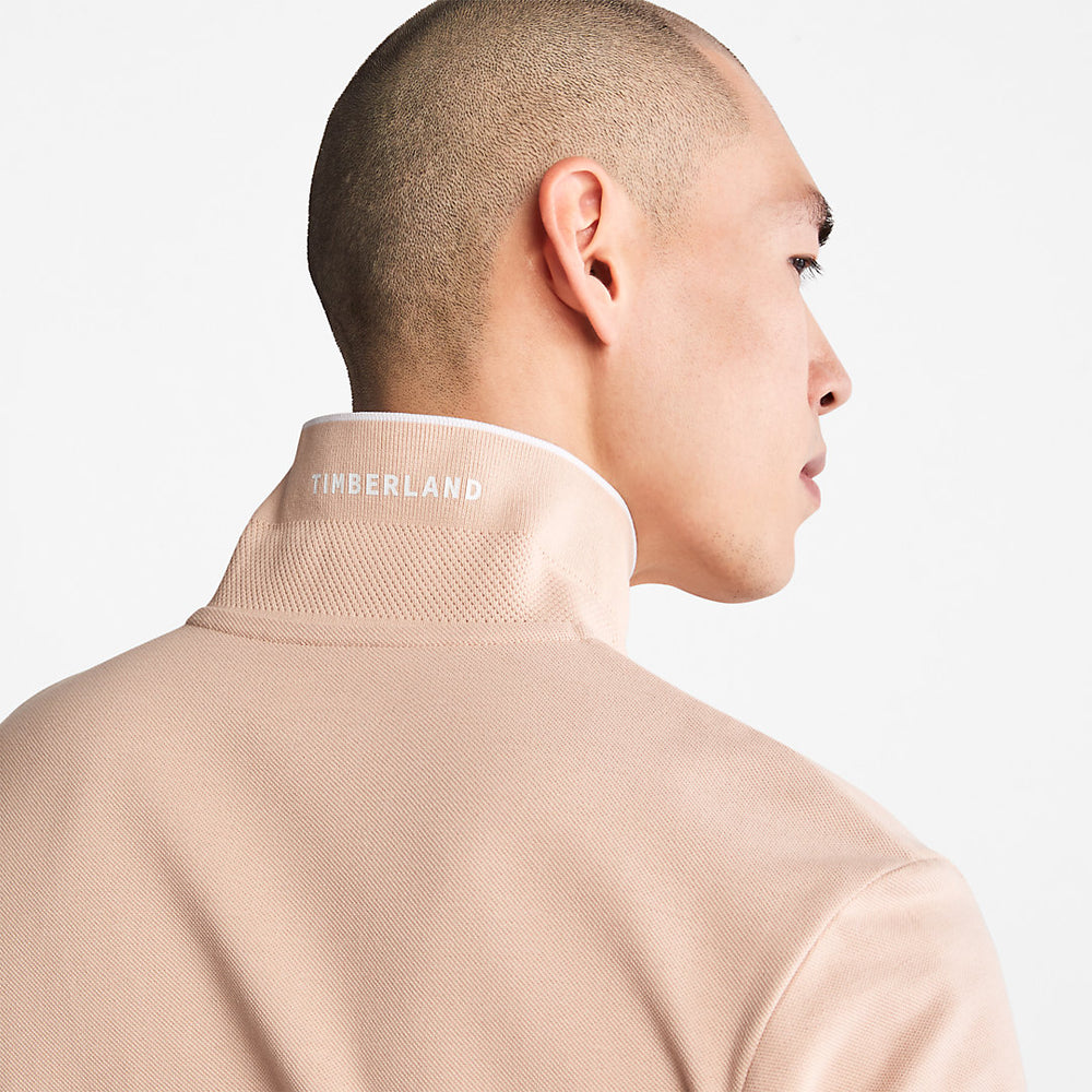 Millers River Print-Collar Polo Shirt for Men in Light Pink Timberland Online