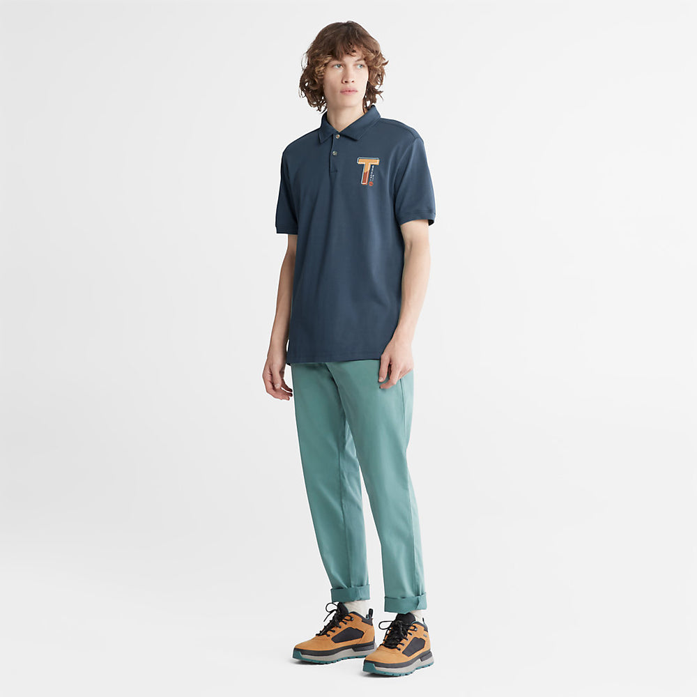 TimberFresh™ Polo Shirt for Men in Blue Timberland On Sale