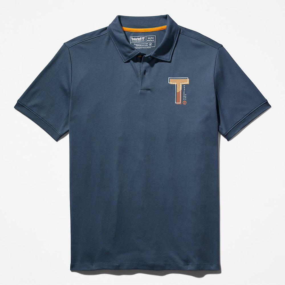 TimberFresh™ Polo Shirt for Men in Blue Timberland On Sale