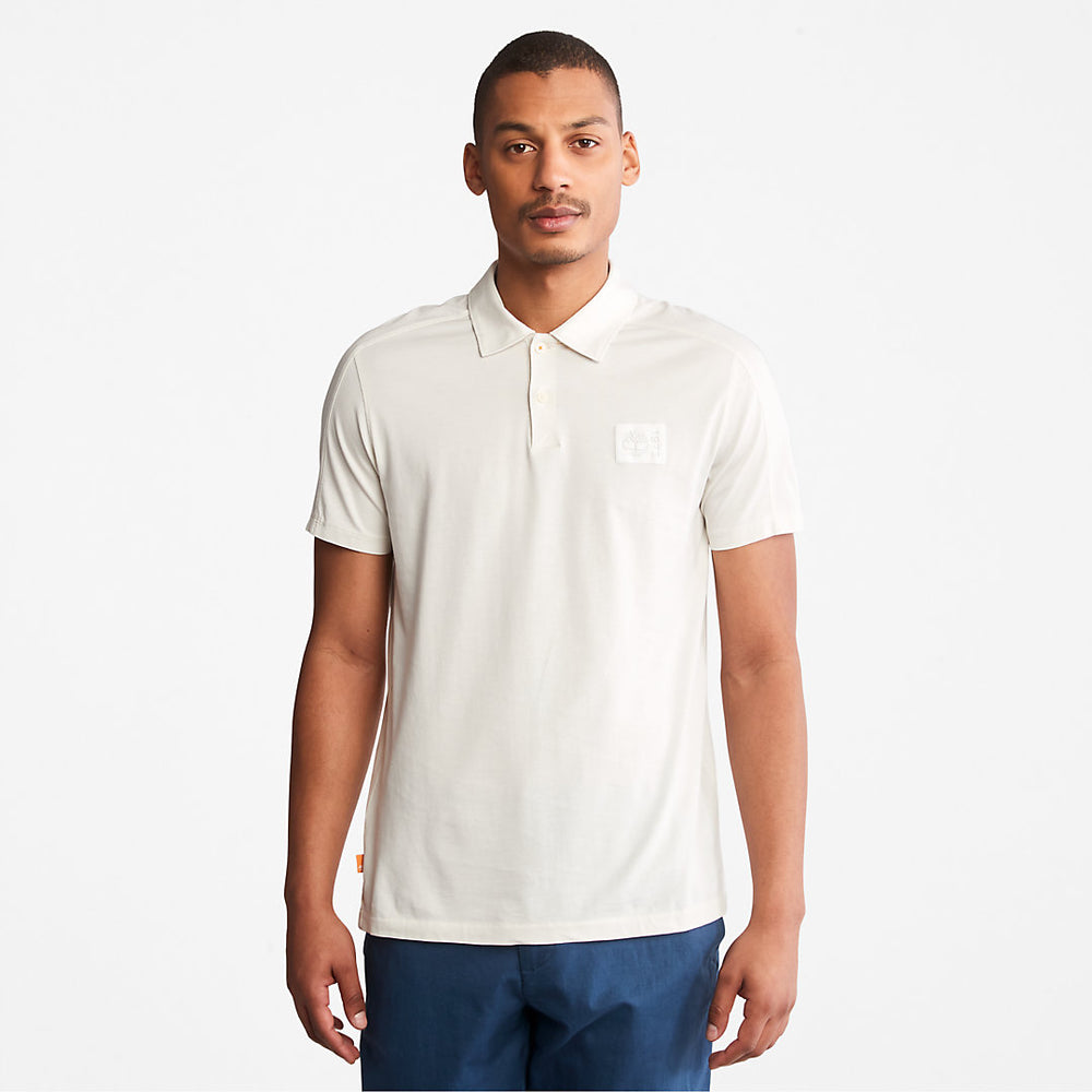 TimberFresh™ Supima® Cotton Polo Shirt for Men in White Timberland US