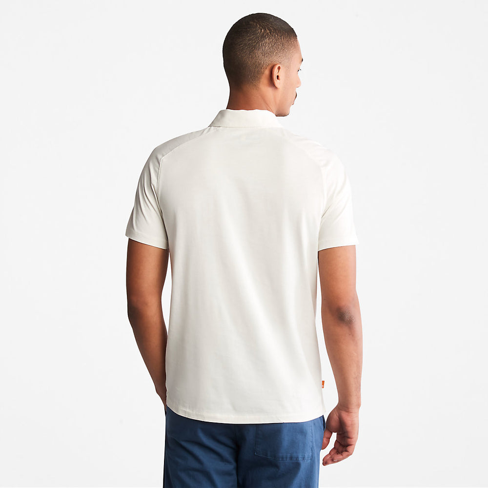 TimberFresh™ Supima® Cotton Polo Shirt for Men in White Timberland US