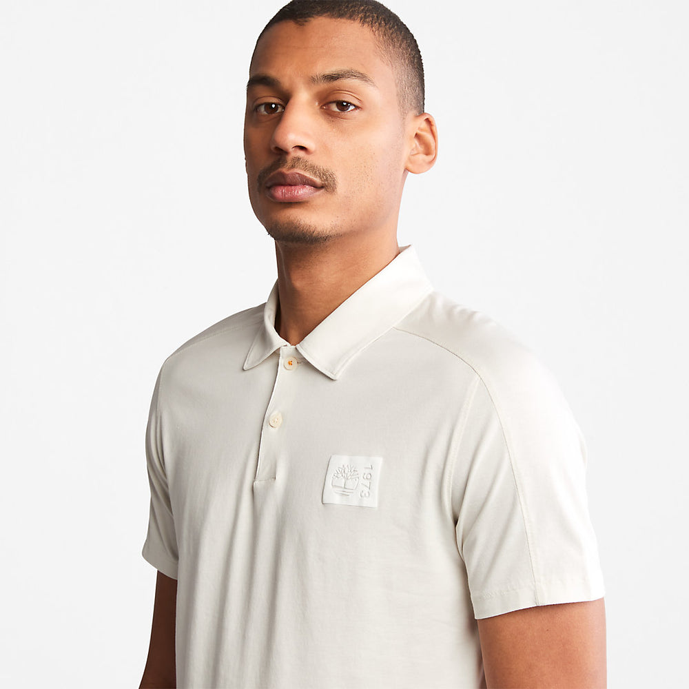 TimberFresh™ Supima® Cotton Polo Shirt for Men in White Timberland US