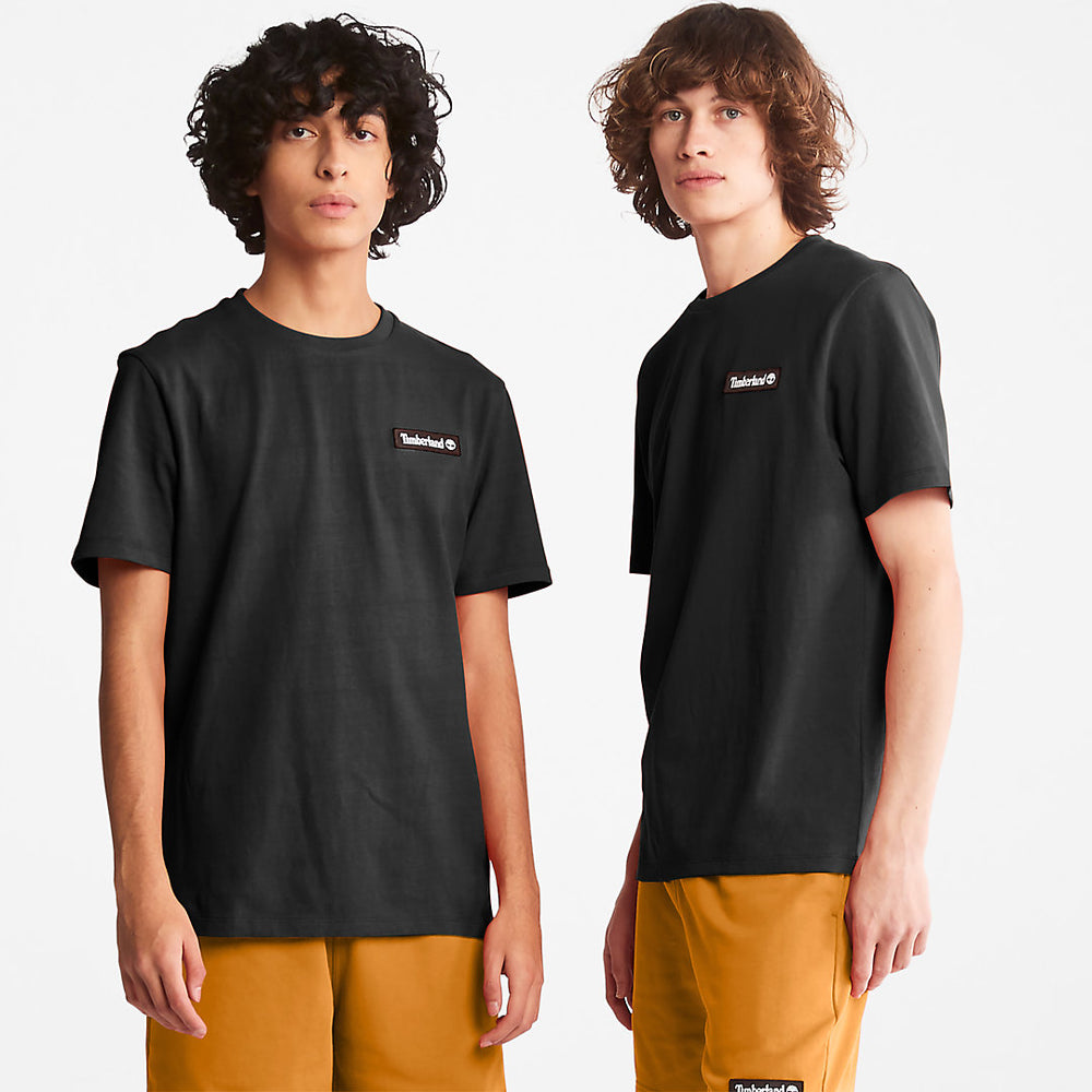 All Gender Heavyweight Badge T-Shirt in Black Timberland For Sale