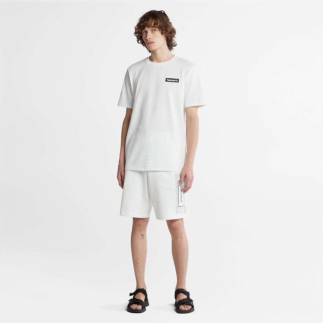 All Gender Heavyweight Badge T-Shirt in White Timberland Outlet