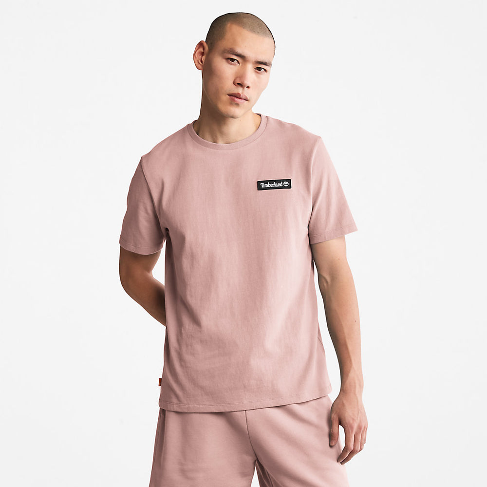 All Gender Heavyweight Badge T-Shirt in Pink Timberland Sale