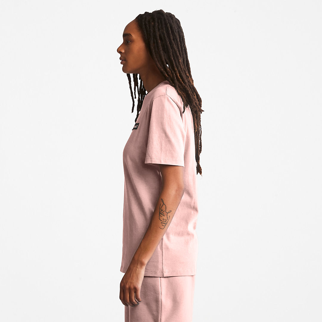All Gender Heavyweight Badge T-Shirt in Pink Timberland Sale