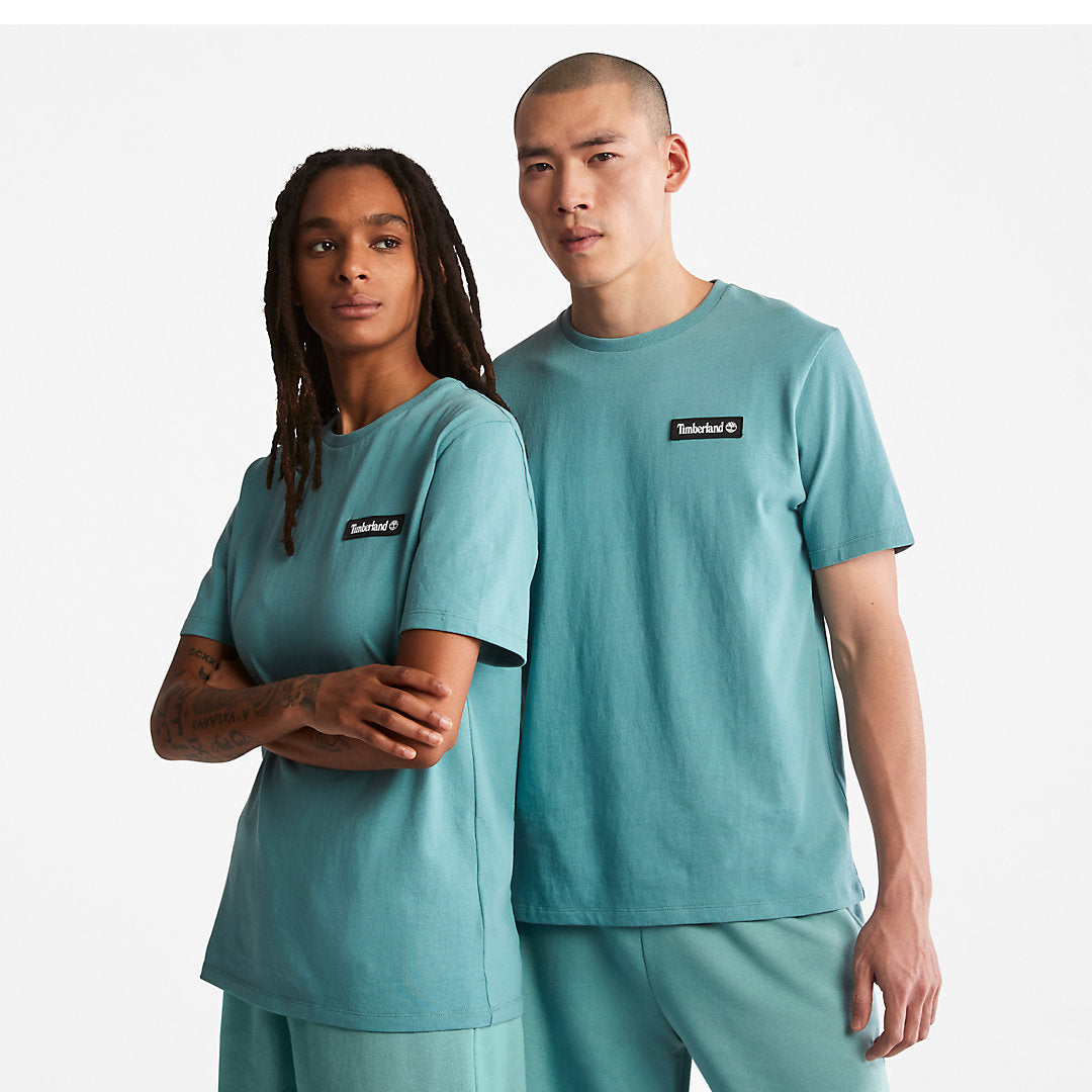 All Gender Heavyweight Badge T-Shirt in Green Timberland US