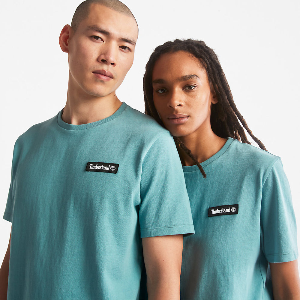 All Gender Heavyweight Badge T-Shirt in Green Timberland US