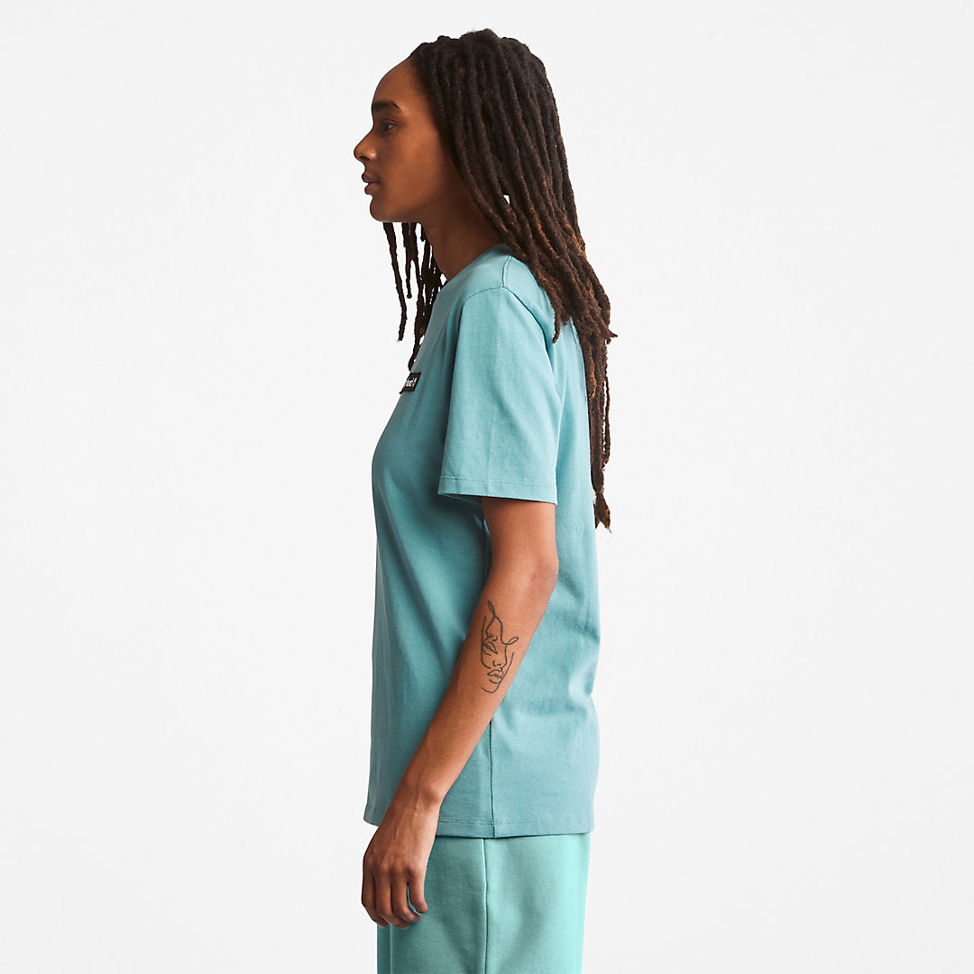 All Gender Heavyweight Badge T-Shirt in Green Timberland US