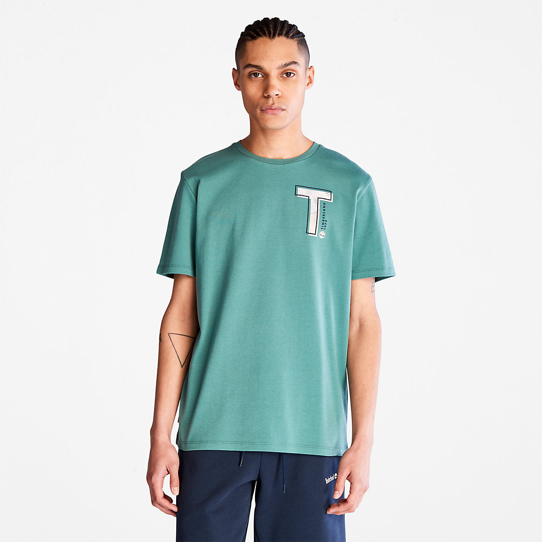 Interlock TimberFresh™ T-Shirt for Men in Green Timberland For Sale