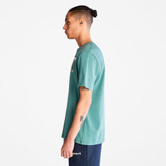 Interlock TimberFresh™ T-Shirt for Men in Green Timberland For Sale