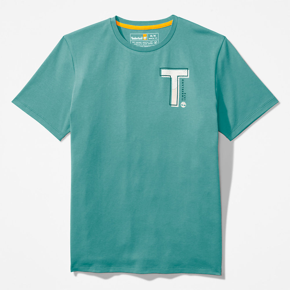 Interlock TimberFresh™ T-Shirt for Men in Green Timberland For Sale
