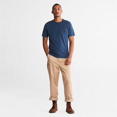 Eco-Ready Supima® Cotton TimberFresh™ T-Shirt for Men in Blue Timberland Sale