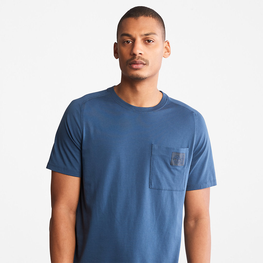 Eco-Ready Supima® Cotton TimberFresh™ T-Shirt for Men in Blue Timberland Sale
