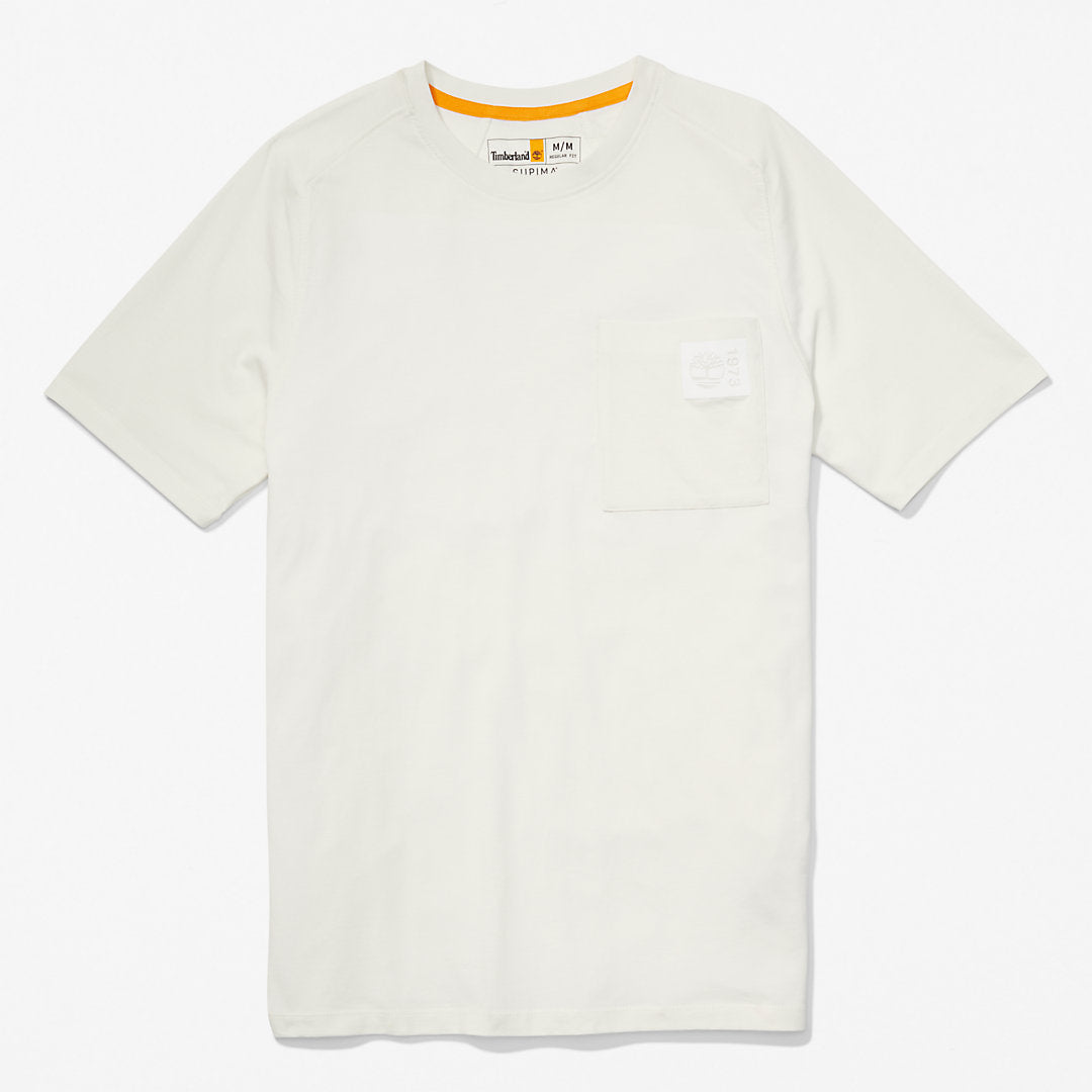 Eco-Ready Supima® Cotton TimberFresh™ T-Shirt for Men in White Timberland US