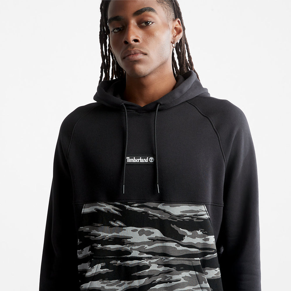 White Tiger Print Hoodie for Men in Camo Timberland For Sale