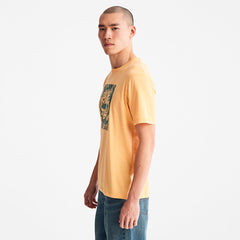 Refibra™ Graphic T-Shirt for Men in Orange Timberland On Sale
