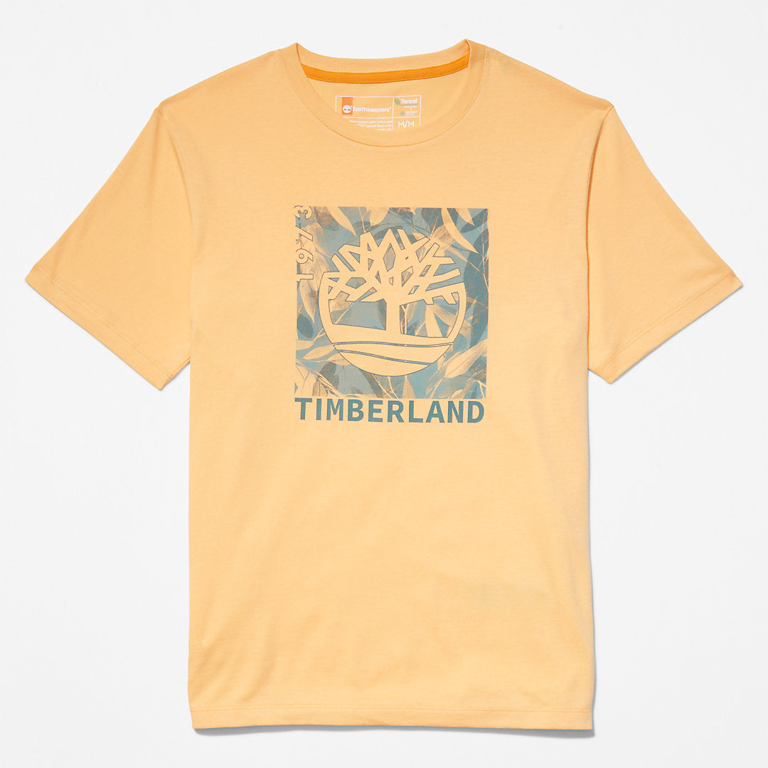 Refibra™ Graphic T-Shirt for Men in Orange Timberland On Sale