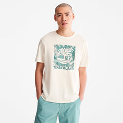 Refibra™ Graphic T-Shirt for Men in White Timberland For Sale