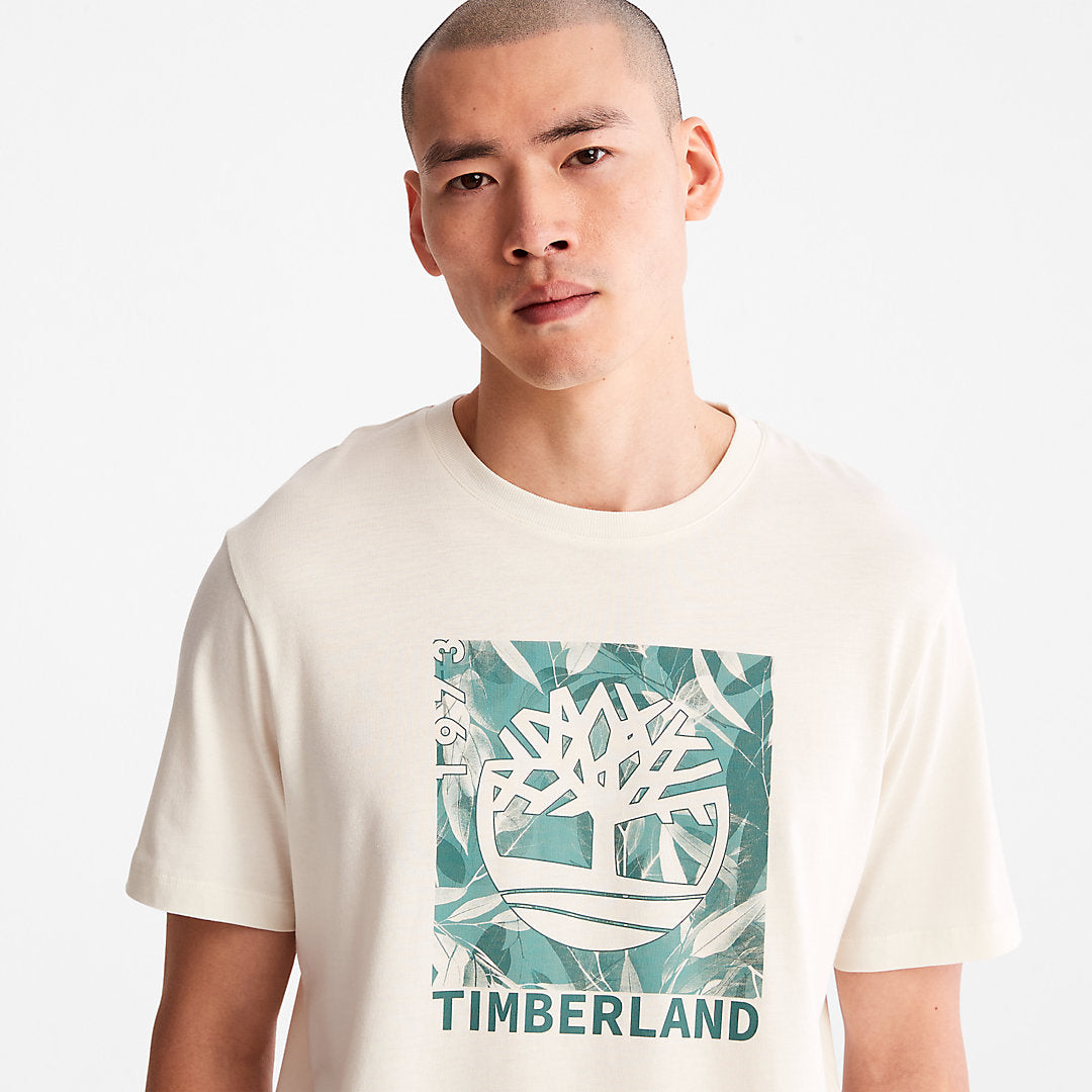 Refibra™ Graphic T-Shirt for Men in White Timberland For Sale