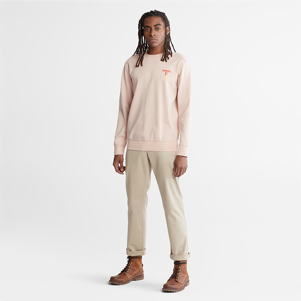 Sweatshirt with TimberFresh™ Technology for Men in Pink Timberland Outlet