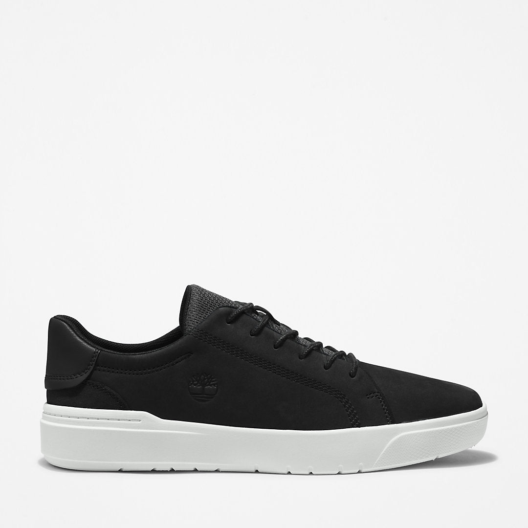 Seneca Bay Leather Trainer for Men in Black Timberland Discount