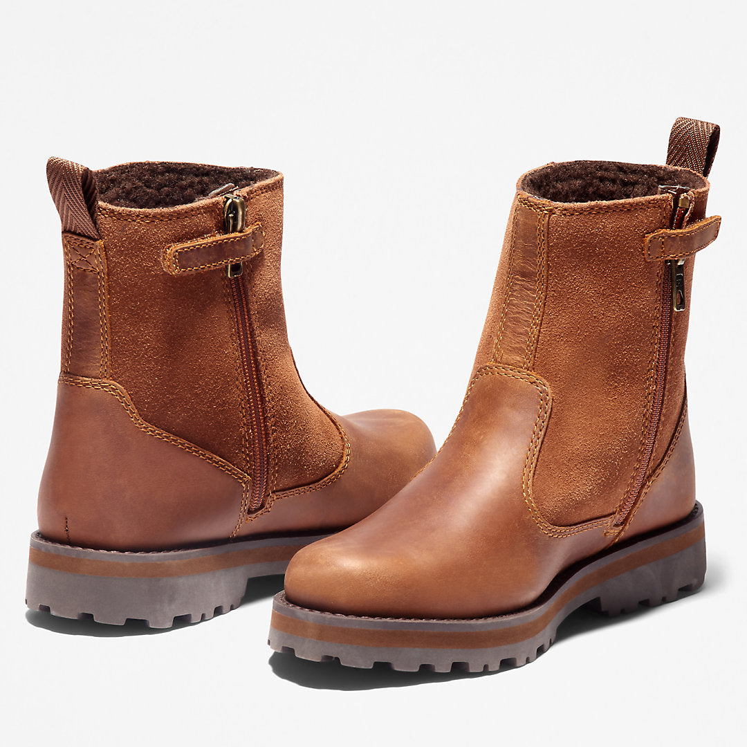 Courma Kid Lined Boot for Youth in Brown Timberland Discount