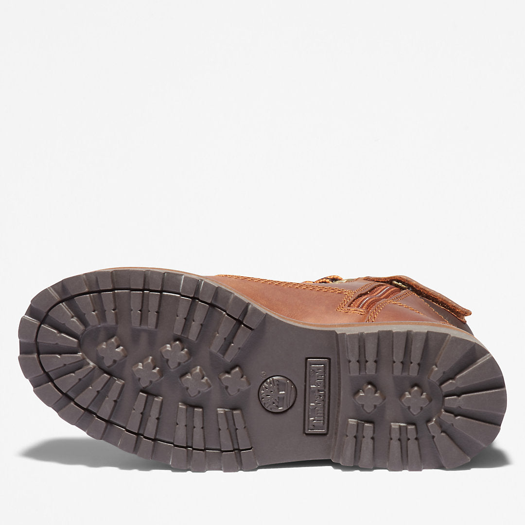 Courma 6 Inch Side-Zip Boot for Youth in Brown Timberland US
