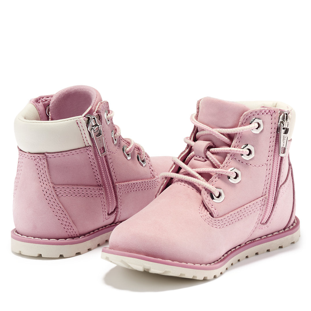 Toddler Pokey Pine 6-Inch Side-Zip Boots in Pink Timberland Online