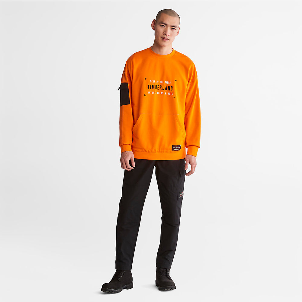 Water-Repellent Cargo Trousers for Men in Black Timberland Outlet