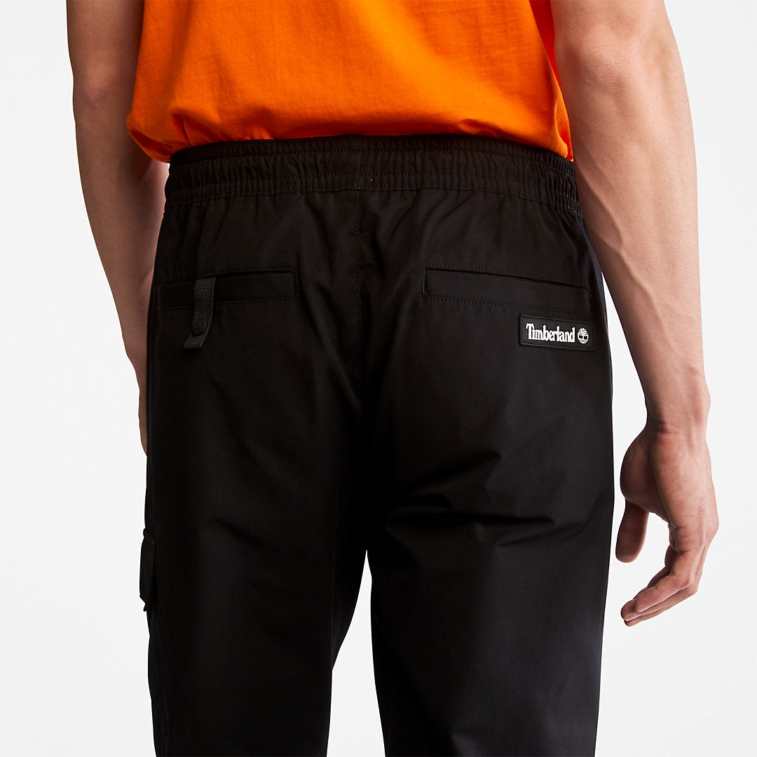 Water-Repellent Cargo Trousers for Men in Black Timberland Outlet