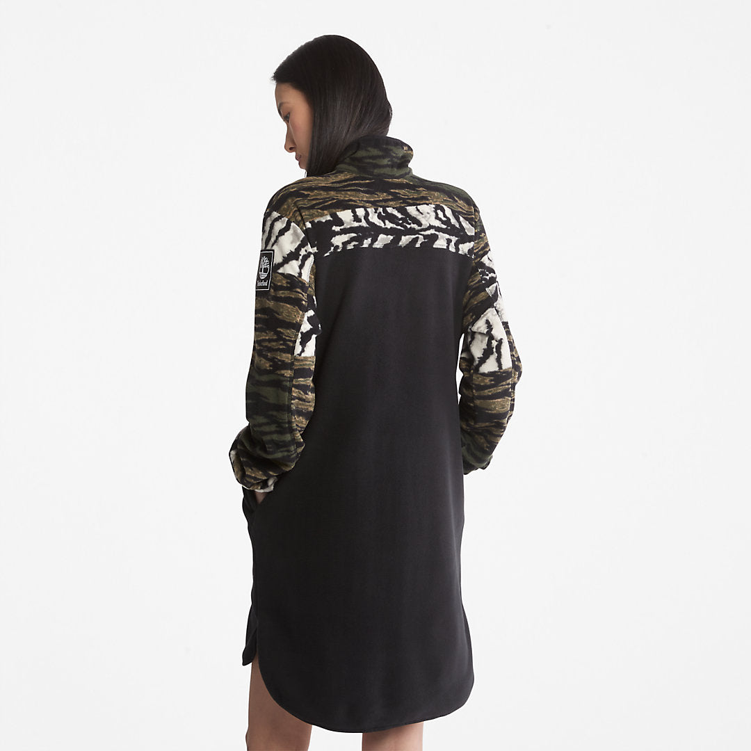 Chinese New Year Fleece Dress for Women in Black Timberland Discount