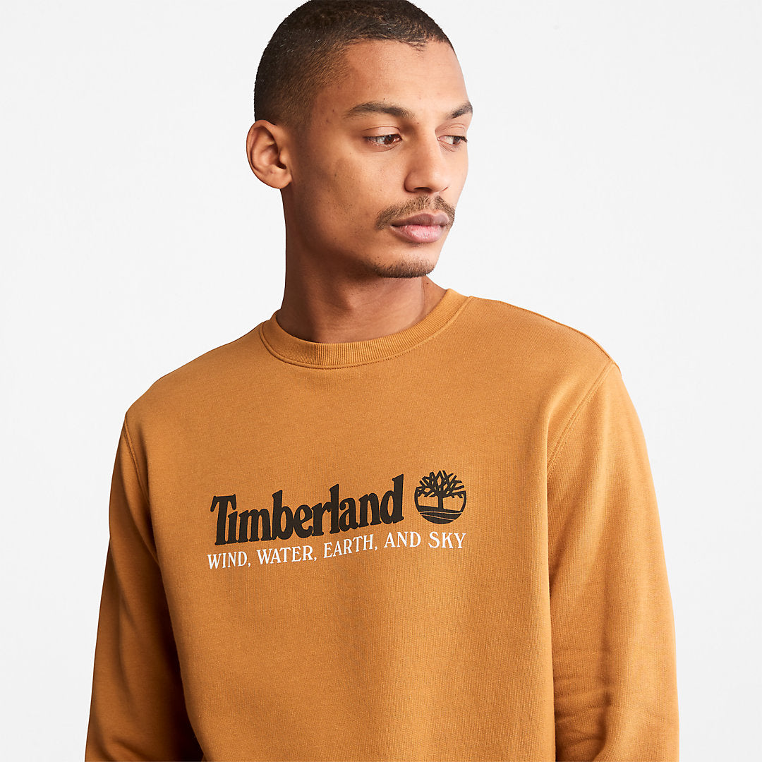 Wind, Water, Earth and Sky™ Sweatshirt for Men in Yellow Timberland Outlet