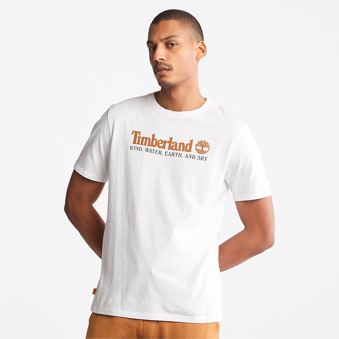 Wind, Water, Earth and Sky™ T-Shirt for Men in White Timberland Online