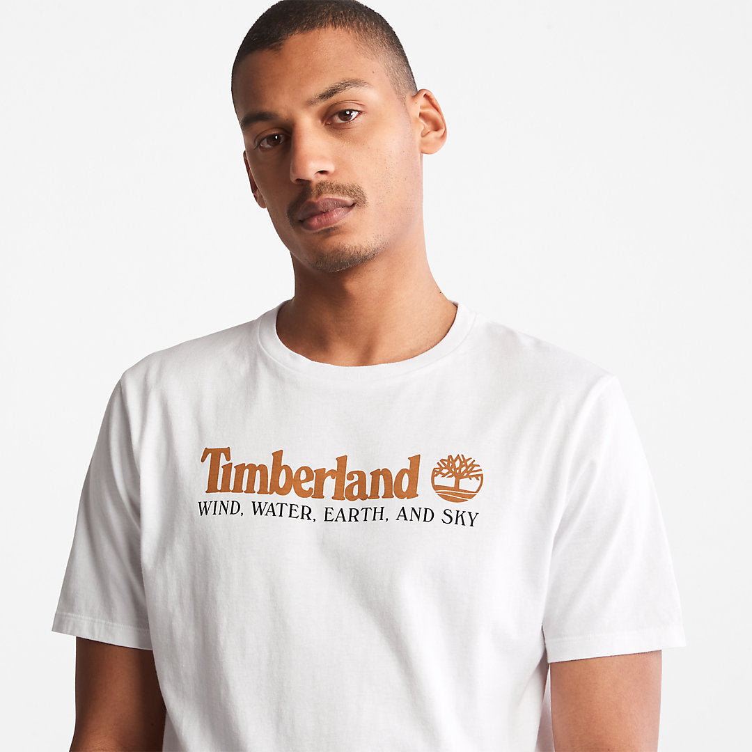Wind, Water, Earth and Sky™ T-Shirt for Men in White Timberland Online