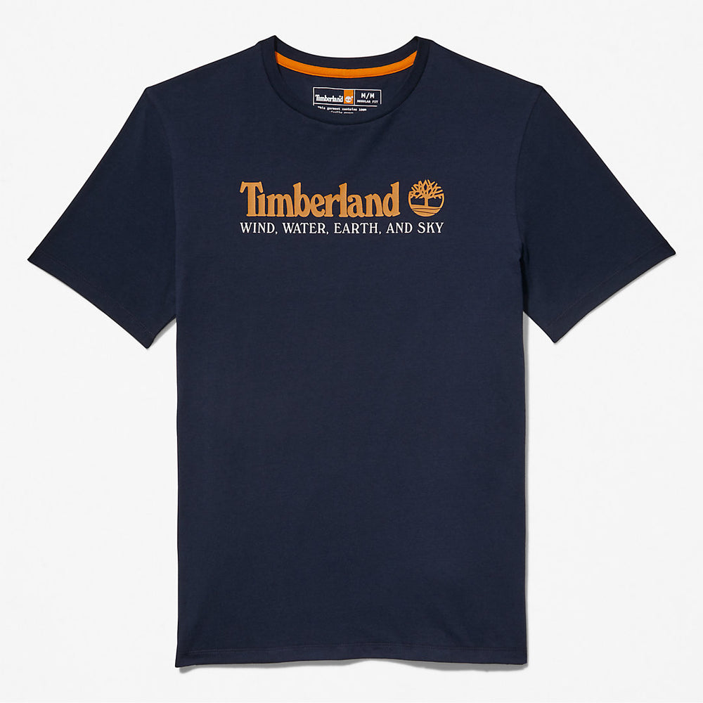 Wind, Water, Earth and Sky™ T-Shirt for Men in Navy Timberland Sale