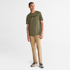 Wind, Water, Earth and Sky™ T-Shirt for Men in Dark Green Timberland Discount